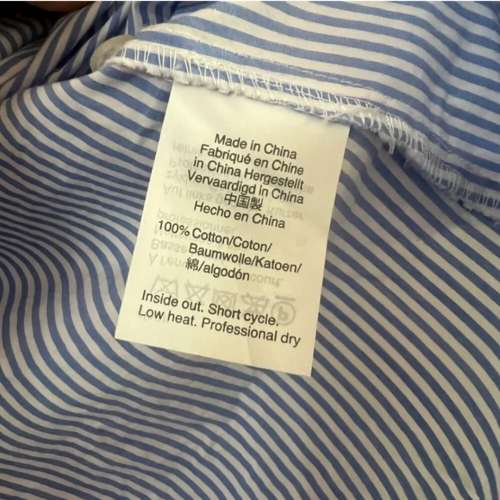 J. Crew Embellished Slim Fit Perfect Shirt Sz 6 - Picture 9 of 10